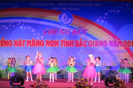 Liên hoan tiếng hát măng non - Tỉnh Bắc Giang