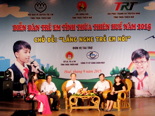 Thừa Thiên Huế: Tổ chức diễn đàn “Lắng nghe trẻ em nói”