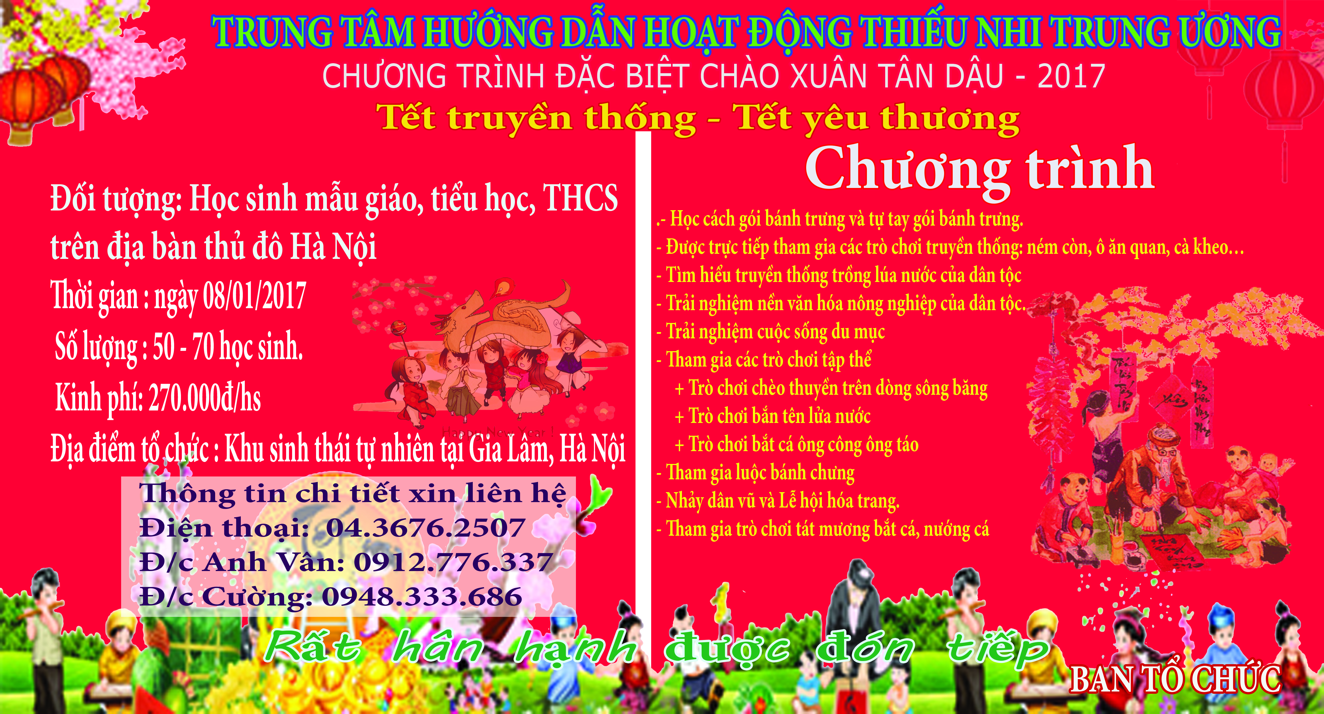 Chương trình “Tết truyền thống - Tết yêu thương”, xuân Tân Dậu 2017