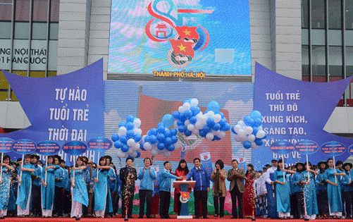 Hà Nội: Sôi nổi Lễ phát động và ra quân Tháng Thanh niên năm 2016
