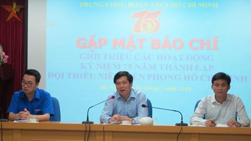 Nhiều hoạt động kỷ niệm 75 năm Ngày thành lập Đội TNTP Hồ Chí Minh