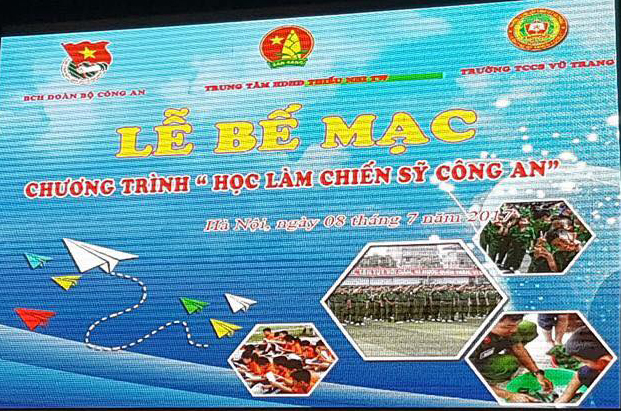 Ngày thứ 7: Học làm chiến sỹ công an đợt 2, năm 2017