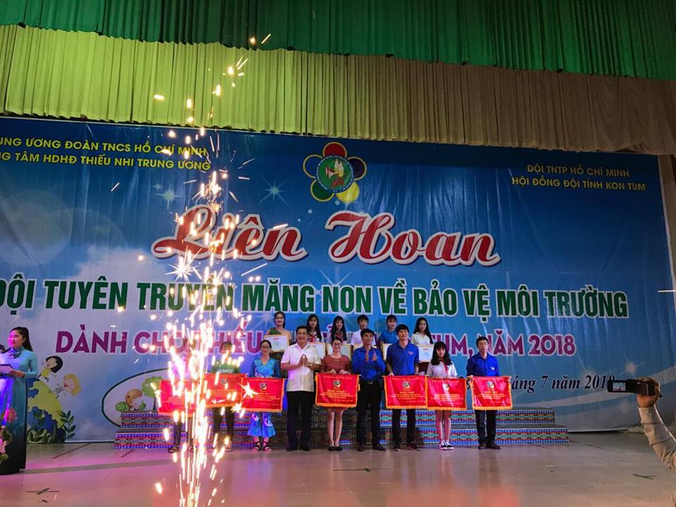 Liên hoan Đội tuyên truyền măng non và bảo vệ môi trường dành cho Thiếu nhi tỉnh Kon Tum, năm 2018