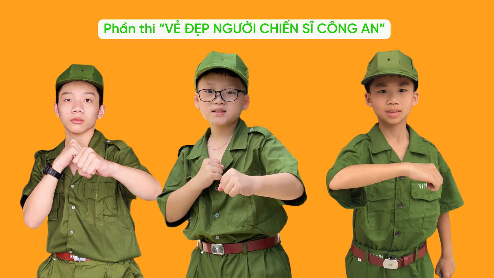 Phần thi “VẺ ĐẸP NGƯỜI CHIẾN SĨ CÔNG AN”