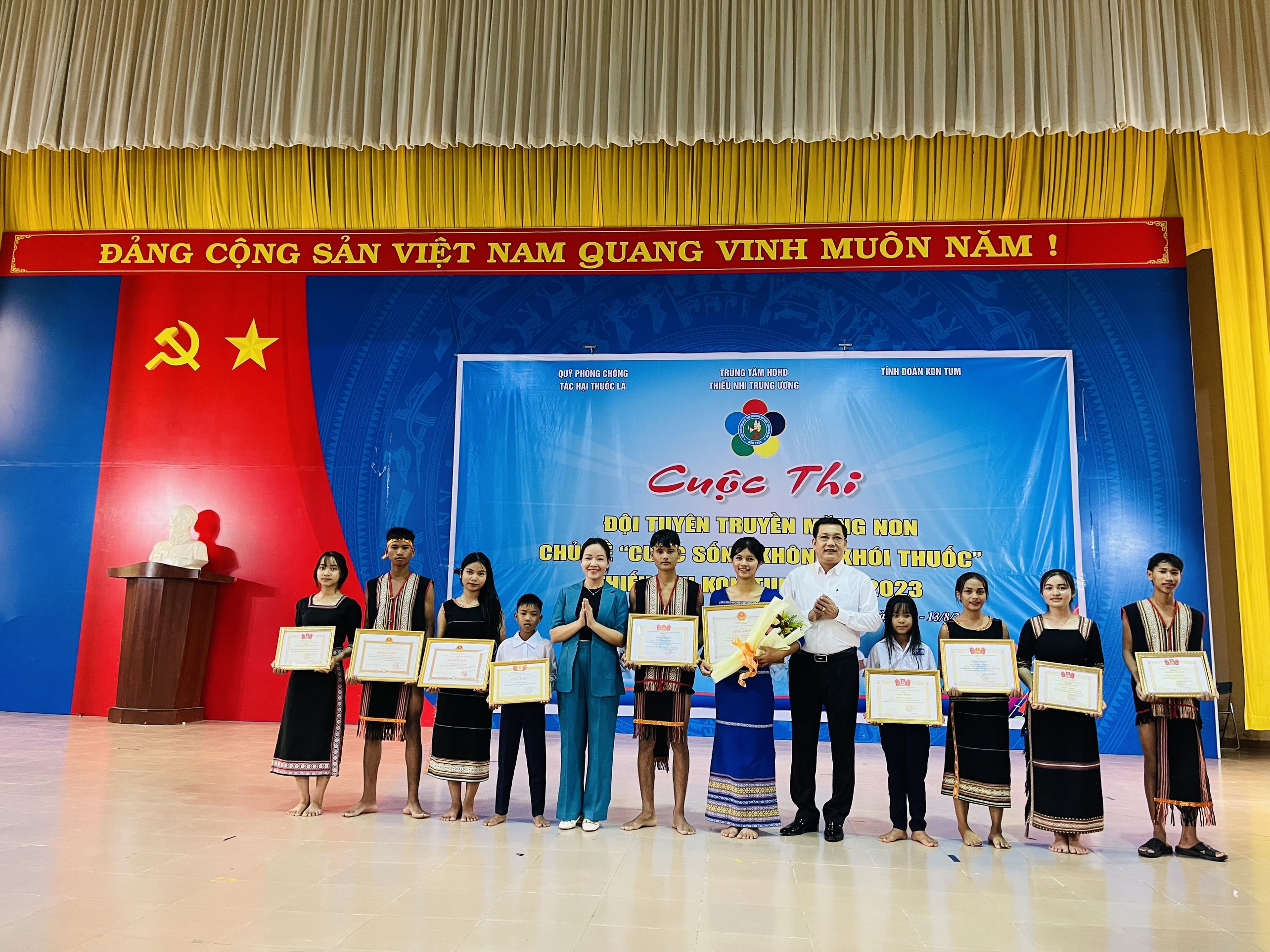 Cuộc thi Đội tuyên truyền măng non với chủ đề “Cuộc sống không khói thuốc” dành cho thiếu nhi tỉnh Kon Tum, năm 2023