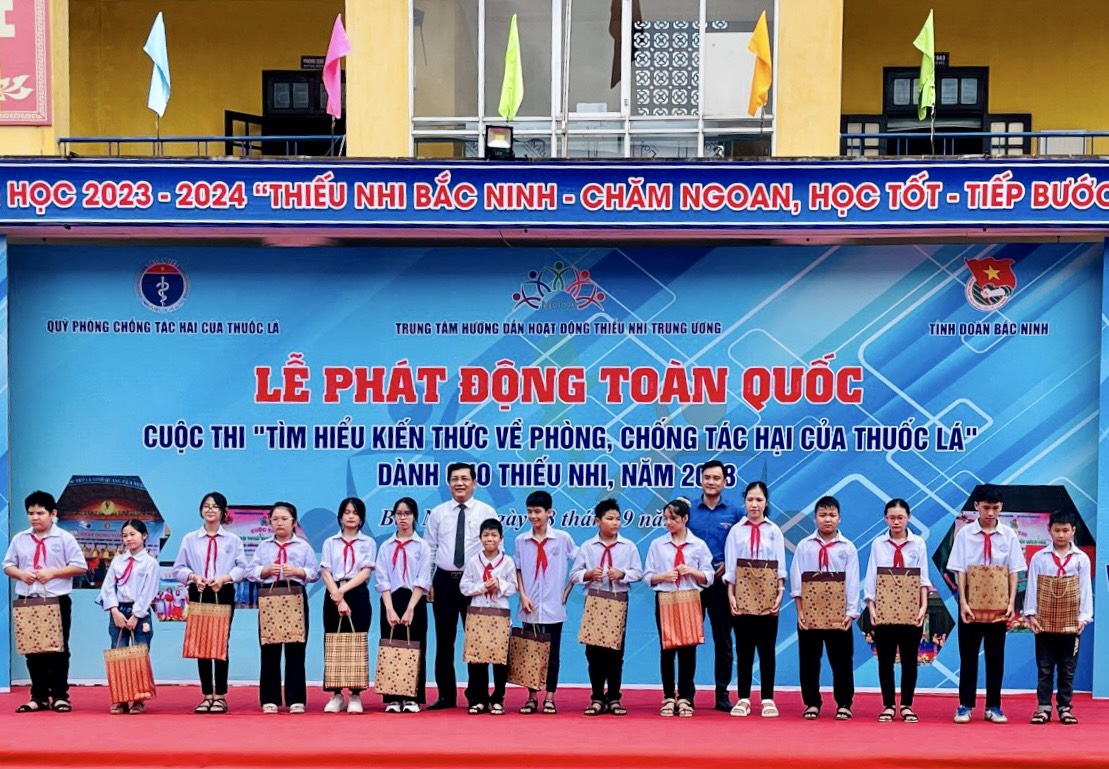 Phát động cuộc thi toàn quốc “Tìm hiểu kiến thức về phòng, chống tác hại của thuốc lá” dành cho thiếu nhi