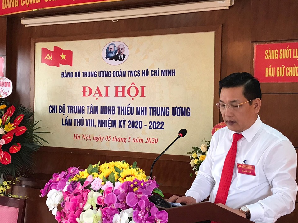 Đại hội Chi bộ Trung tâm Hướng dẫn hoạt động thiếu nhi Trung ương lần thứ VIII, nhiệm kỳ 2020 - 2022. 2