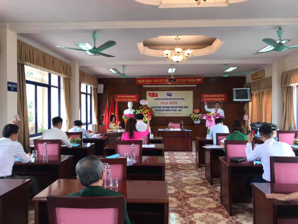 Đại hội Chi bộ Trung tâm Hướng dẫn hoạt động thiếu nhi Trung ương lần thứ VIII, nhiệm kỳ 2020 - 2022. 5